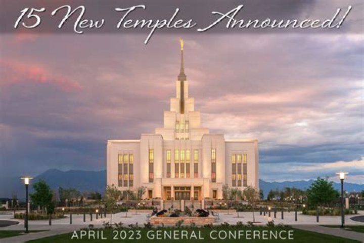 See the 15 new temple locations announced by President Nelson