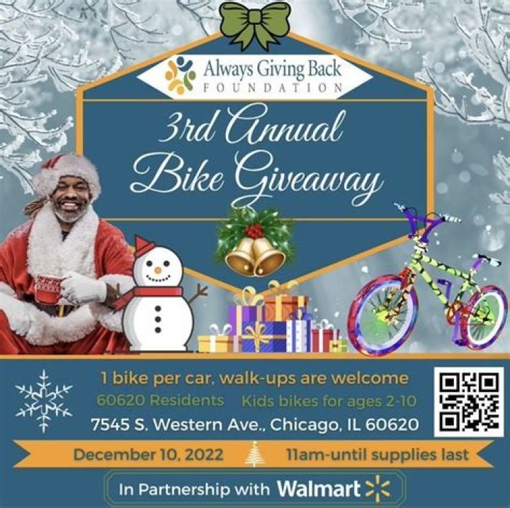 Jim Falk continues Christmas bike giveaway | News, Sports, Jobs