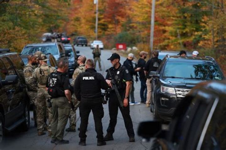 Maine shooting: Police surround home in search for suspect