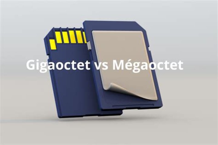 Combien y a-t-il de Mégaoctets dans un Gigaoctet ?