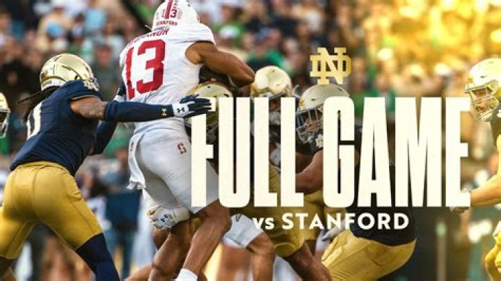 Audric Estimé scores 4 TDs, No. 17 Notre Dame routs Stanford 56-23