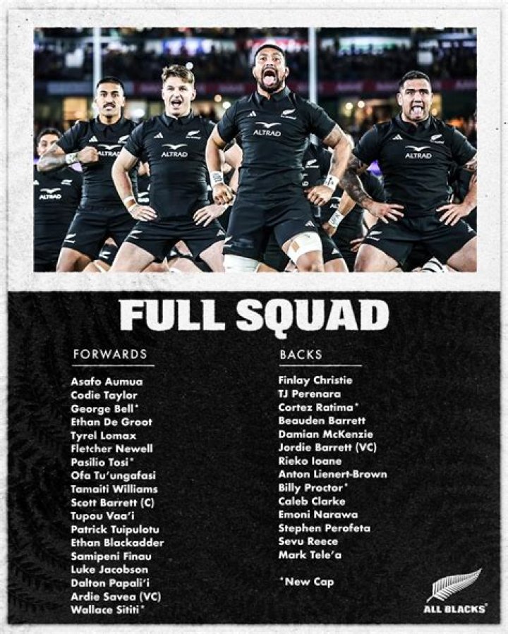 Perenara back as All Blacks squad named for Rugby Championship