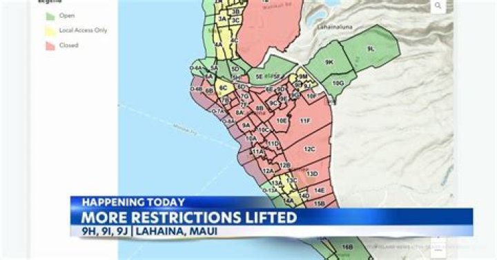 Restrictions lifted for Lahaina Gateway, Walgreens area | News, Sports, Jobs