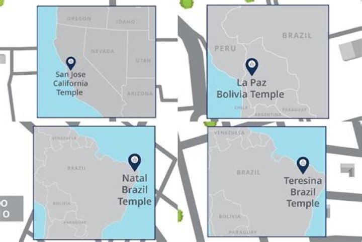 New-temple sites in California, Bolivia and Brazil