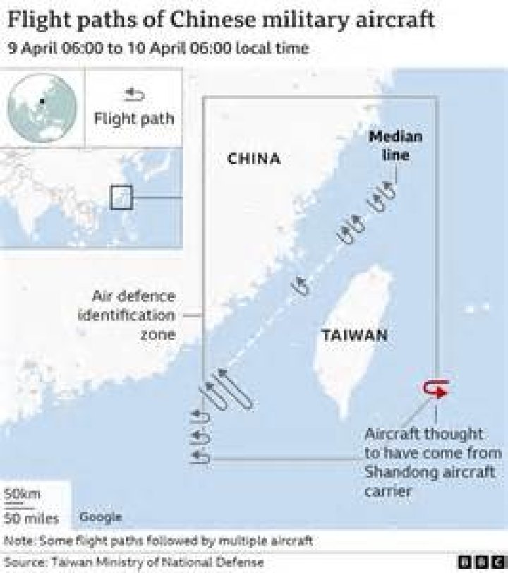 China flies 103 military planes toward Taiwan in a new high in activity the island calls harassment