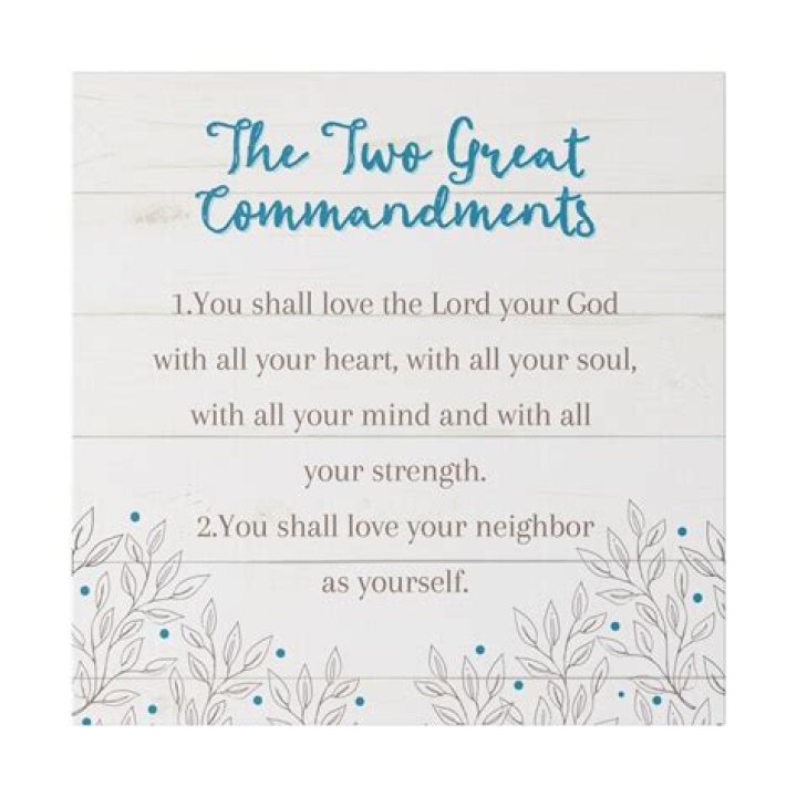 Two great commandments are inseparable