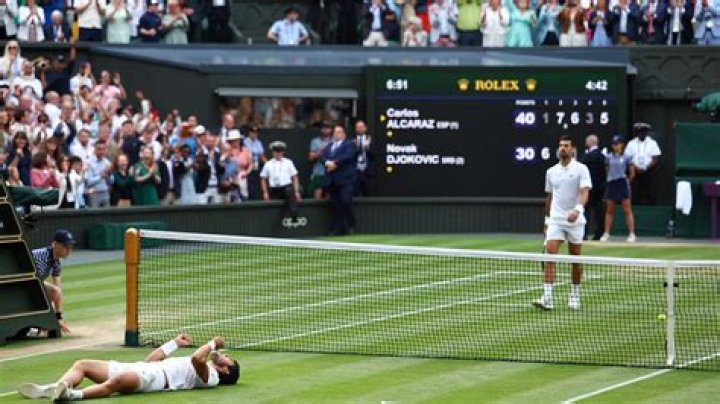 Carlos Alcaraz beats Novak Djokovic in 5 sets to win Wimbledon for a second Grand Slam trophy